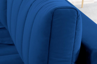 Прямой диван-кровать Пекин Мора синий