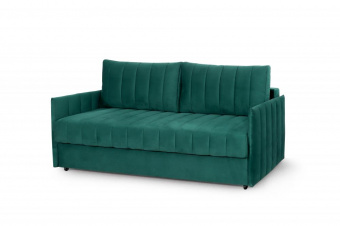 Прямой диван-кровать Пекин Мора зеленый